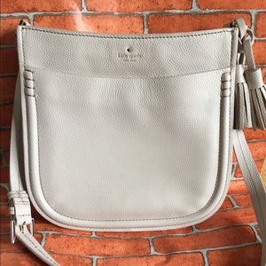 Kate spade beige pebble leather orchard street